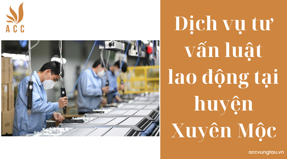 Dịch vụ tư vấn luật lao động tại huyện Xuyên Mộc