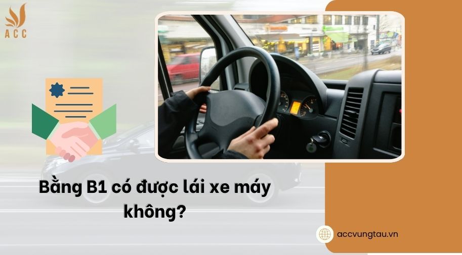 Bằng B1 có được lái xe máy không