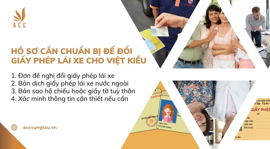 Hồ sơ cần chuẩn bị để đổi giấy phép lái xe cho Việt kiều