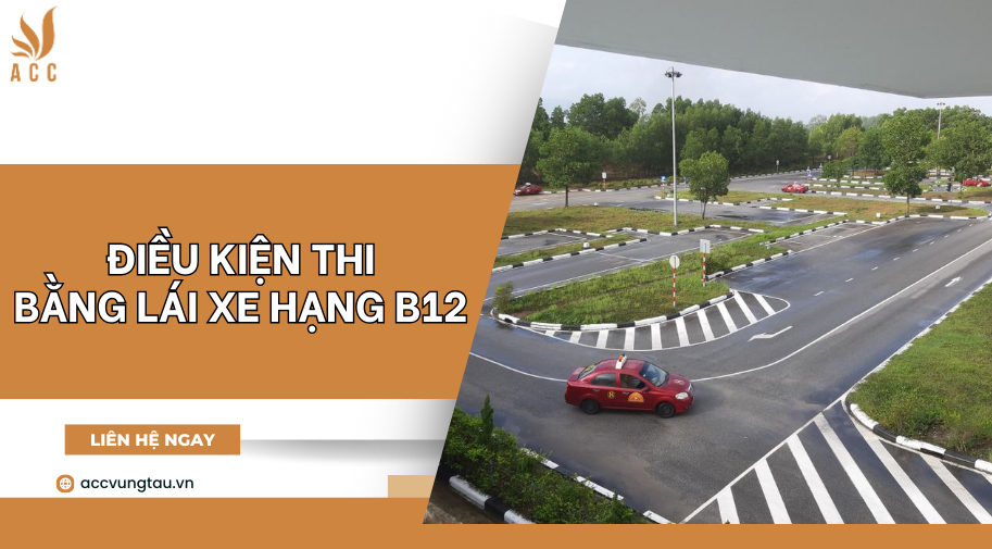 Điều kiện thi bằng lái xe hạng B12 