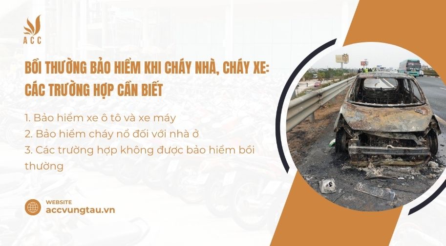 Bồi thường bảo hiểm khi cháy nhà, cháy xe_ Các trường hợp cần biết