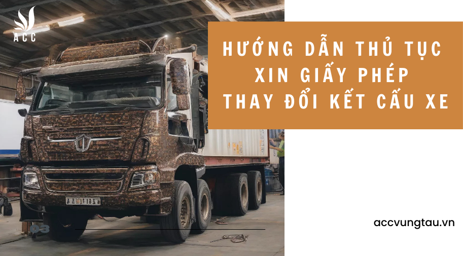 giấy phép thay đổi kết cấu xe