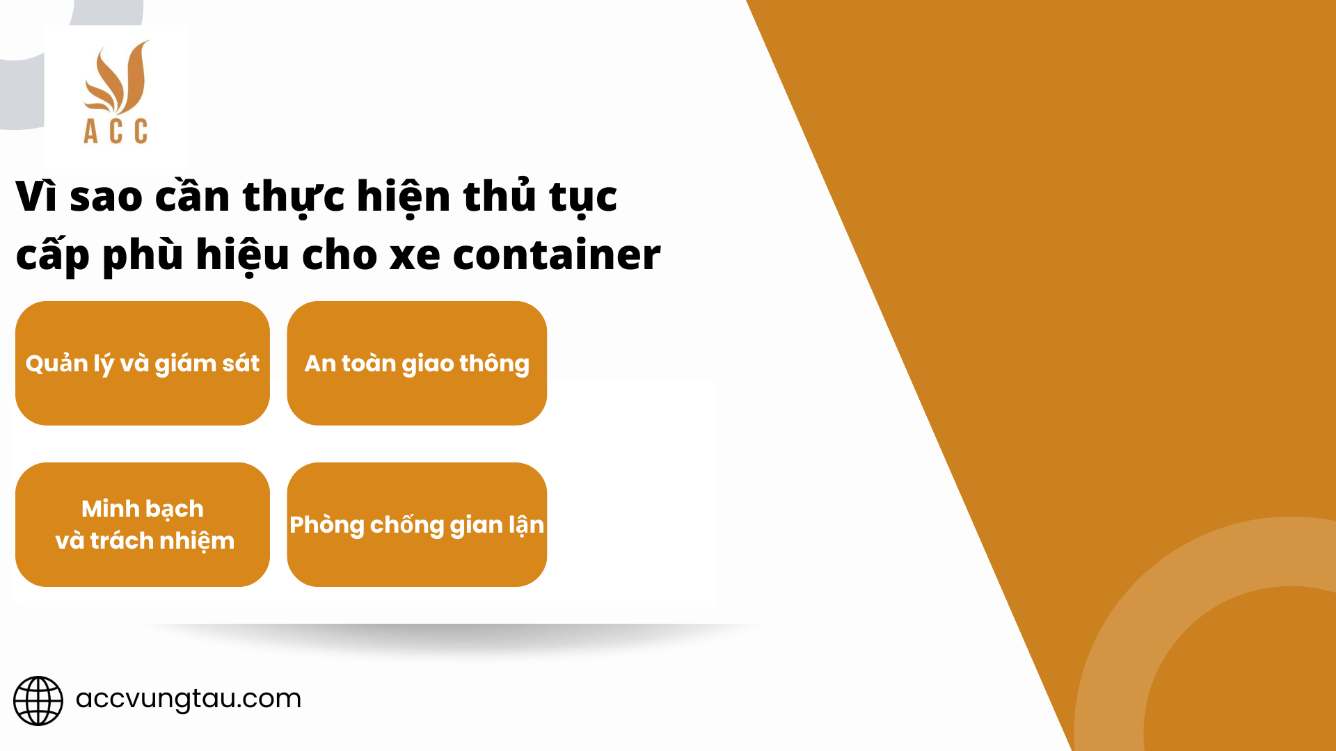 Vì sao cần thực hiện thủ tục cấp phù hiệu cho xe container