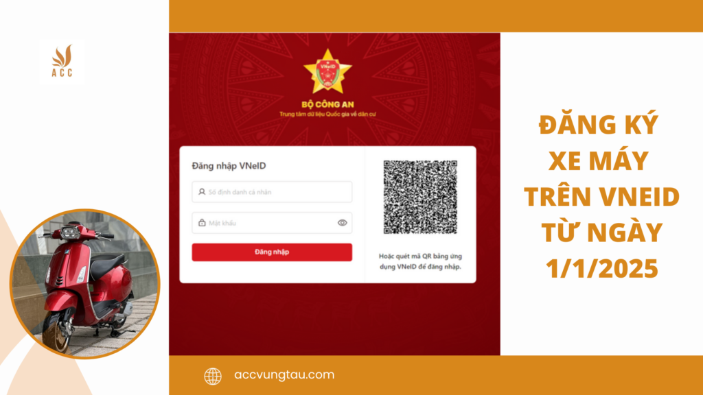 Tiến hành thủ tục đăng ký xe máy nhập khẩu dễ dàng trên VNeID