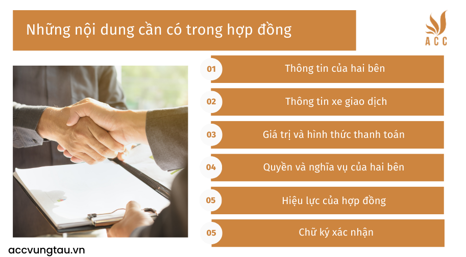 hợp đồng mua bán xe cơ giới