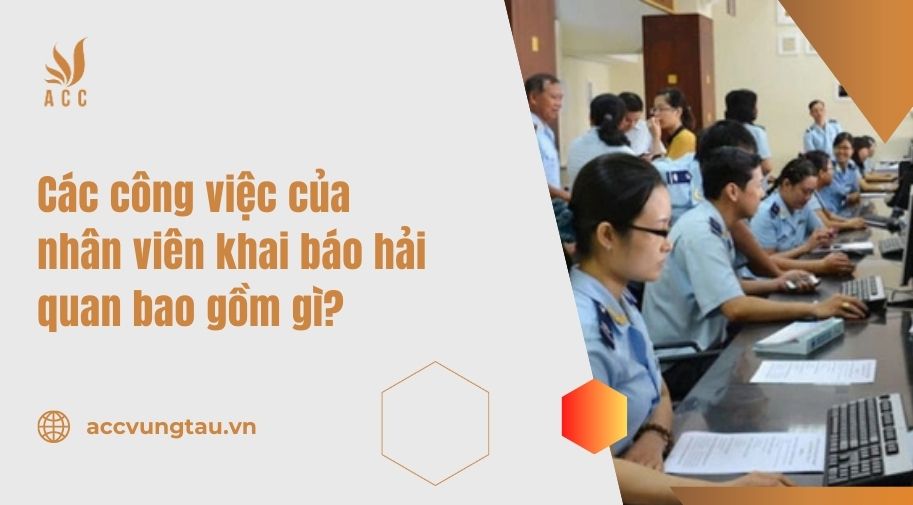 Các công việc của nhân viên khai báo hải quan bao gồm gì