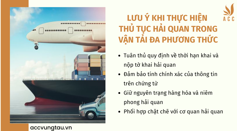 thủ tục hải quan trong vận tải đa phương thức