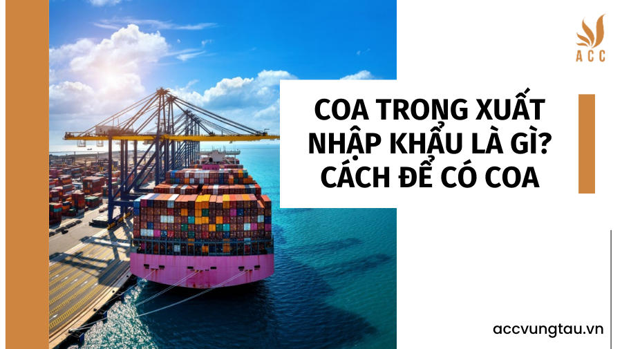 COA trong xuất nhập khẩu là gì