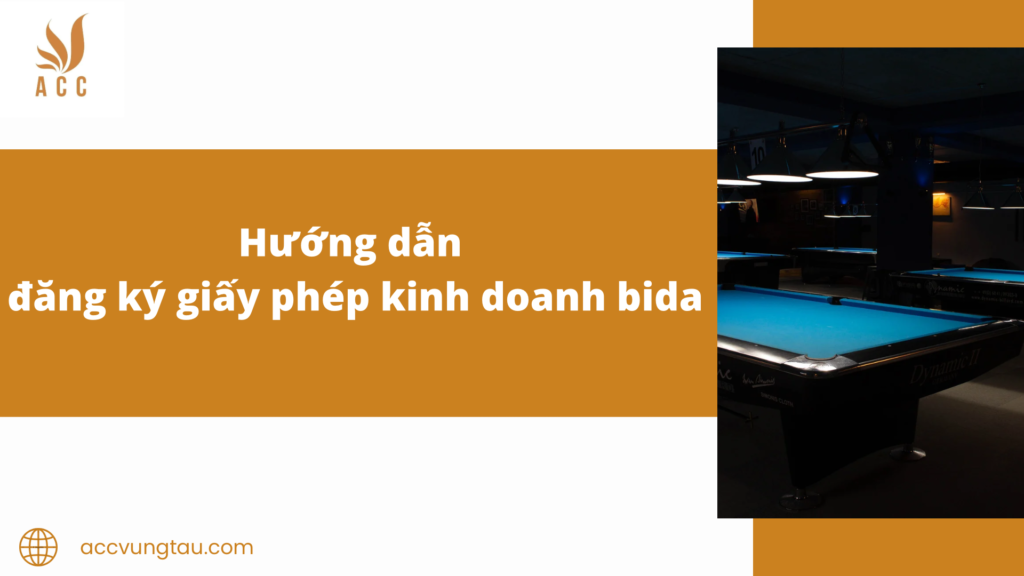 Hướng dẫn đăng ký giấy phép kinh doanh bida