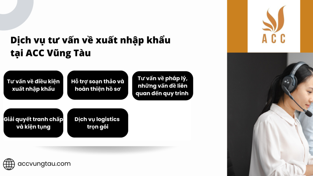 Dịch vụ tư vấn xuất nhập khẩu tại ACC Vũng Tàu