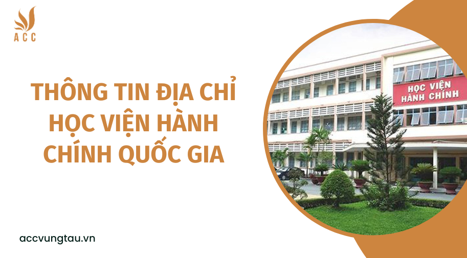 Thông tin địa chỉ Học viện Hành chính Quốc gia