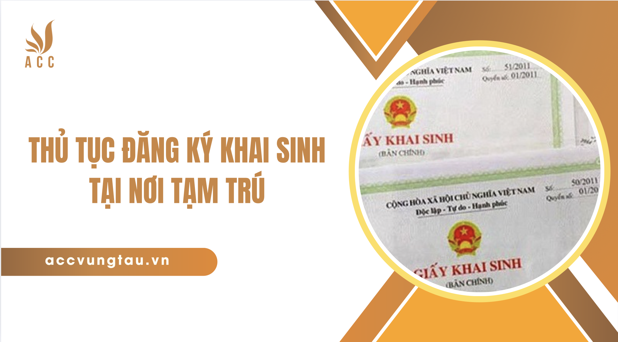Thủ tục đăng ký khai sinh tại nơi tạm trú