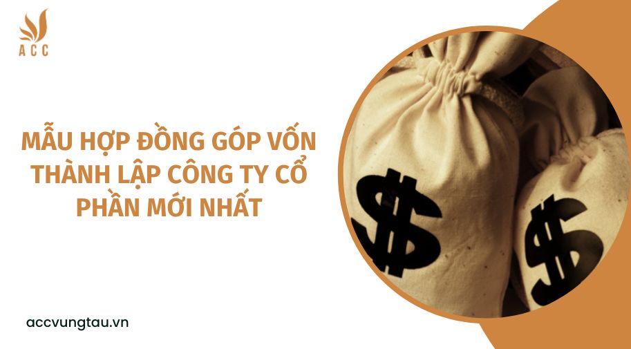 Mẫu hợp đồng góp vốn thành lập công ty cổ phần mới nhất