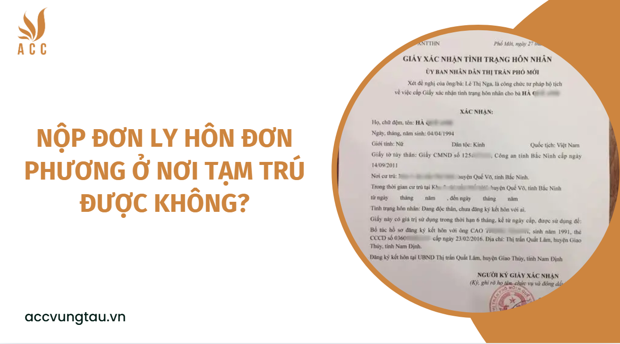 Nộp đơn ly hôn đơn phương ở nơi tạm trú được không?.jpg