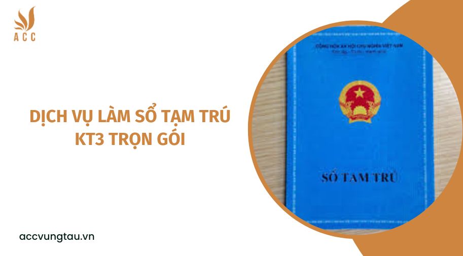 Dịch vụ làm sổ tạm trú KT3 trọn gói