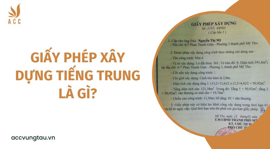 Thủ tục xin giấy phép xây dựng nhà nghỉ