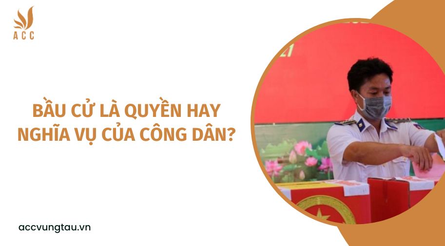 Bầu cử là quyền hay nghĩa vụ của công dân?