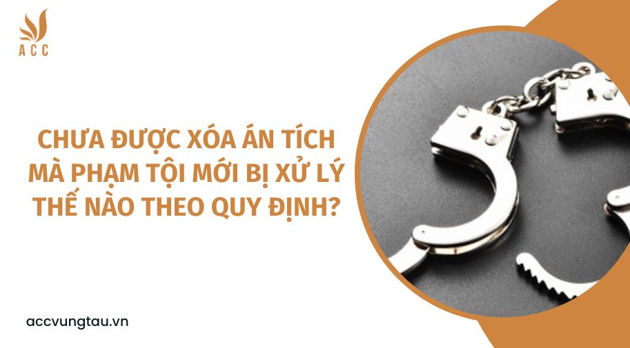 Chưa được xóa án tích mà phạm tội mới bị xử lý thế nào theo quy định?