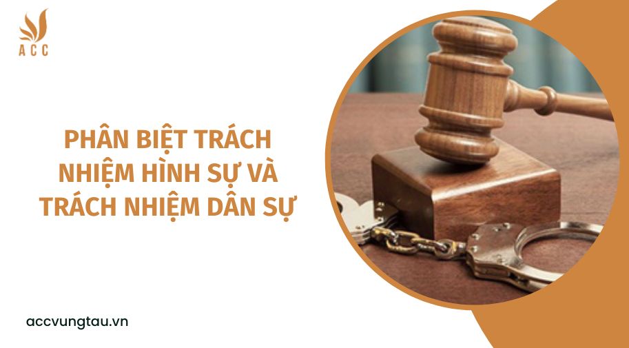 Phân biệt trách nhiệm hình sự và trách nhiệm dân sự