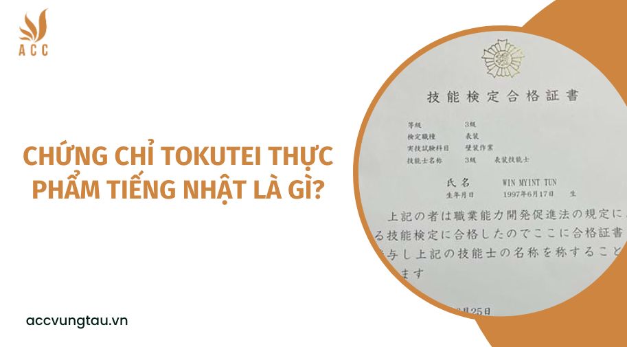 Chứng chỉ Tokutei thực phẩm tiếng Nhật là gì?
