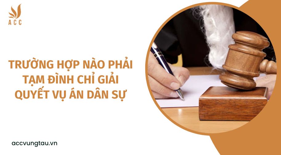 Trường hợp nào phải tạm đình chỉ giải quyết vụ án dân sự