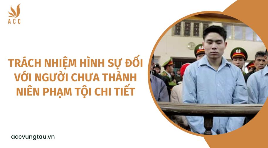 Trách nhiệm hình sự đối với người chưa thành niên phạm tội chi tiết