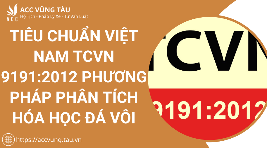 Tiêu chuẩn Việt Nam TCVN 9191:2012 phương pháp phân tích hóa học đá vôi
