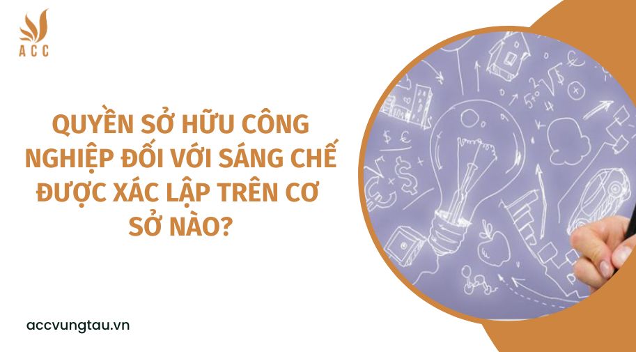 Quyền sở hữu công nghiệp đối với sáng chế được xác lập trên cơ sở nào?