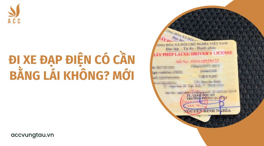 Đi xe đạp điện có cần bằng lái không? mới