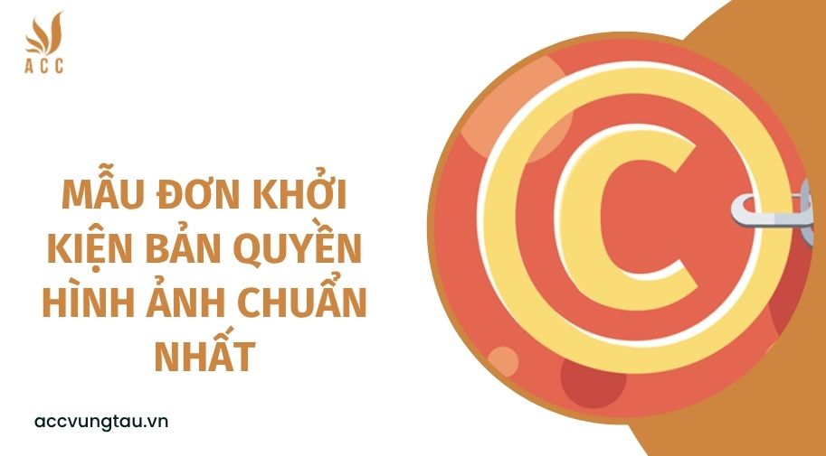 Mẫu đơn khởi kiện bản quyền hình ảnh chuẩn nhất