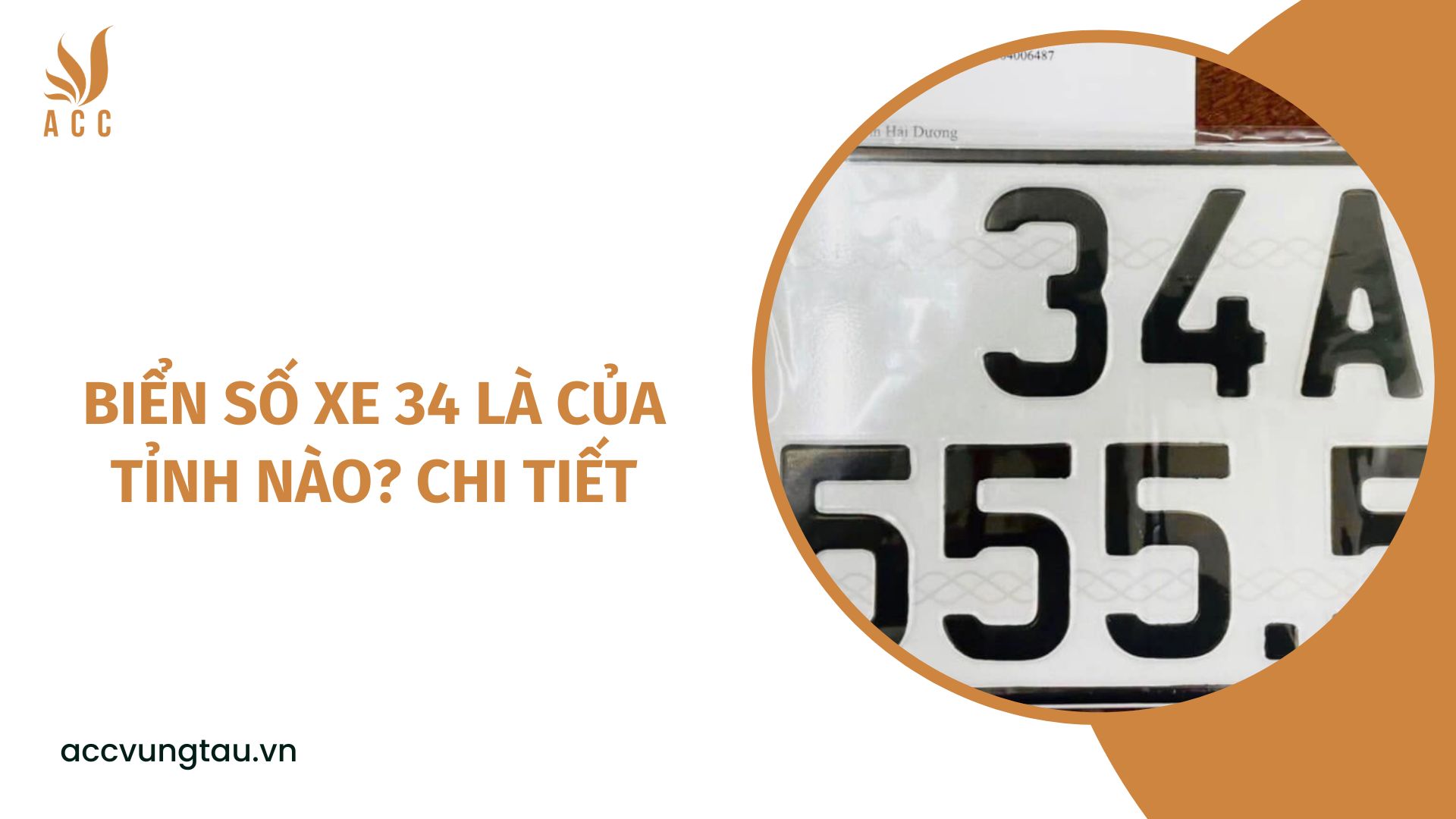 Biển số xe 34 là của tỉnh nào? Chi tiết