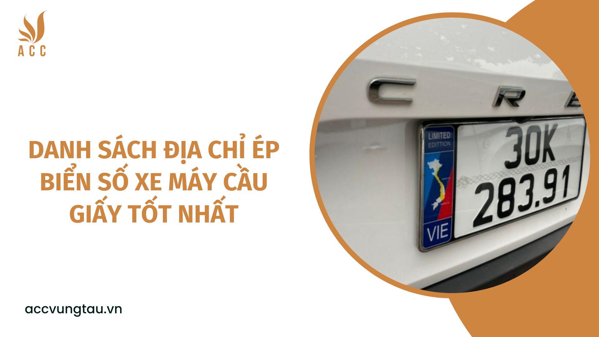 Danh sách địa chỉ ép biển số xe máy Cầu Giấy tốt nhất